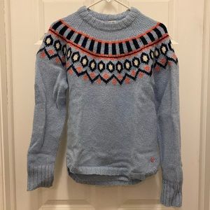 Kari Traa NWT KARI TRAA Ringheim Nordic Wool Sweater Blue Medium Fair Isle